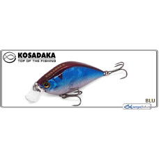 Lure KOSADAKA 3D Flat Crank 55F - BLU