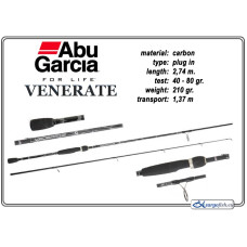 Fishing rod ABU GARCIA Venerate - 274, 40-80