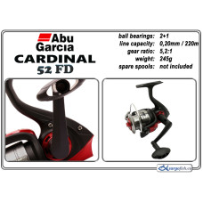 Reel ABU GARCIA Cardinal - 52 FD