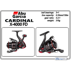 Reel ABU GARCIA Cardinal - 4000FD