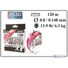 Braided line ASSO Eging MASTER x8 PE 120 pink - 08