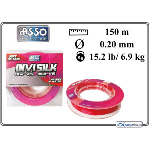 Line ASSO Invisilk low-vis 150pink - 020