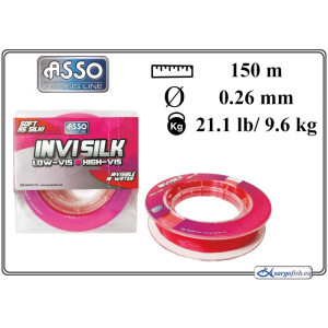 Line ASSO Invisilk low-vis 150pink - 026