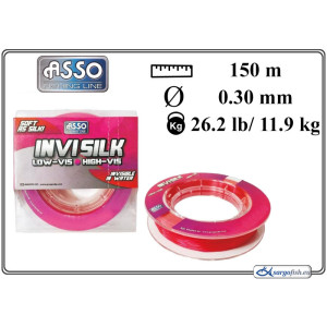 Line ASSO Invisilk low-vis 150pink - 030