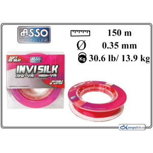 Line ASSO Invisilk low-vis 150pink - 035