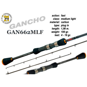 Fishing rod PONTOON 21 GanchO 662 - 198, 4-16 Fishing rod PONTOON 21 GanchO 662 - 198, 4-16