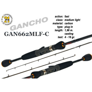 Fishing rod PONTOON 21 GanchO 662 - 198, 4-16 Fishing rod PONTOON 21 GanchO 662 - 198, 4-16