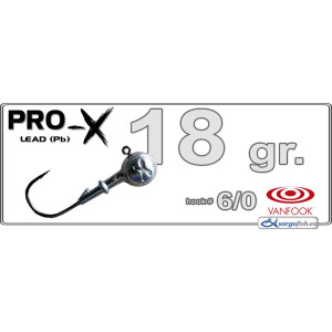 Džīgu galva PRO-X 6/0 - 18.0
