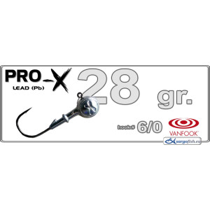 Džīgu galva PRO-X 6/0 - 28.0