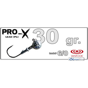 Džīgu galva PRO-X 6/0 - 30.0