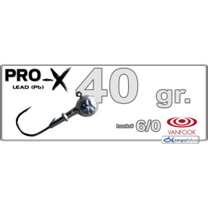 Džīgu galva PRO-X 6/0 - 40.0