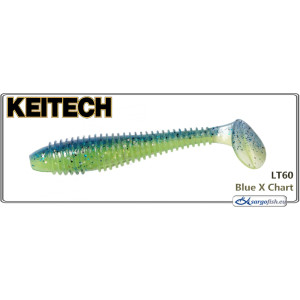 Silicone decoy KEITECH Swing IMPACT FAT 4.3 - LT60