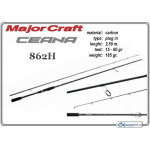 Makšķerkāts MAJOR CRAFT Ceana - 259, 15-60