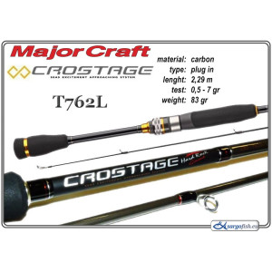 Makšķerkāts MAJOR CRAFT Crostage - 229, 0.5-7