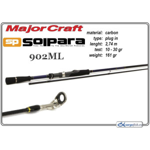 Makšķerkāts MAJOR CRAFT SolPARA - 274, 10-30