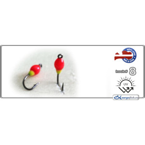 Mormyshka N8 - R/Y