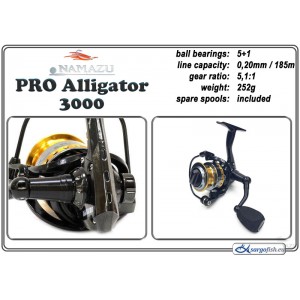 Spole NAMAZU Pro Alligator - 3000