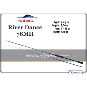 Makšķerkāts NARVAL River DANCE 78MH - 234, up to 46