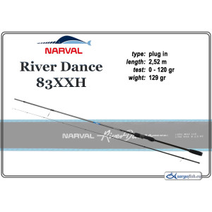 Makšķerkāts NARVAL River DANCE 83XXH - 252, up to 120