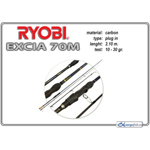 Fishing rod RYOBI Excia 70M - 210, 10-30
