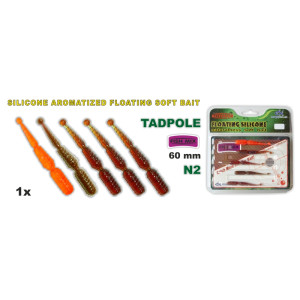 Silikona māneklis SARGOFISH Raza TADPOLE FM 60 - 02