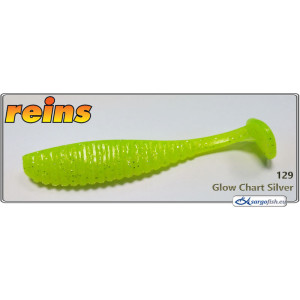 Silicone decoy REINS S-Cape SHAD 3.5 - 129
