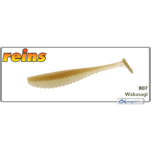 Silicone decoy REINS S-Cape SHAD 3.5 - B07