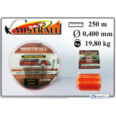 Line MISTRALL Admunson SEA 250 orange - 0.40