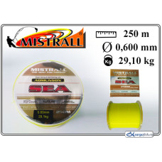 Line MISTRALL Admunson SEA 250 yellow - 0.60